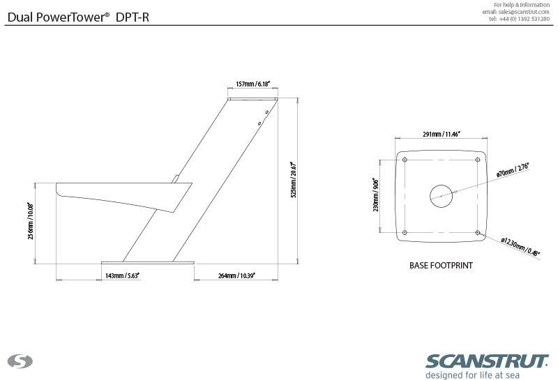 Product - DPT-R - Technical Drawing