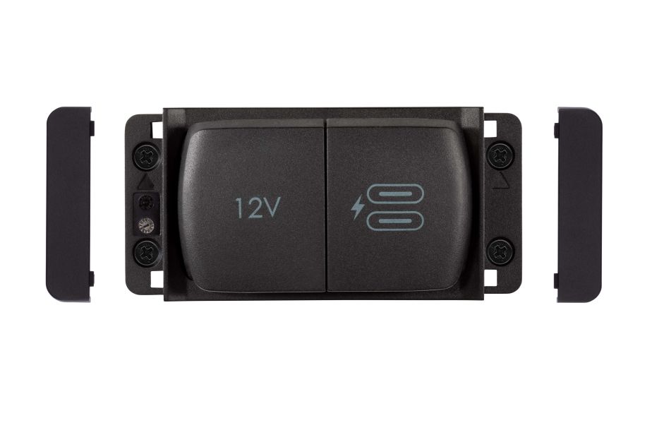 SCMULTIF1 Dual USBC & 12V power socket.