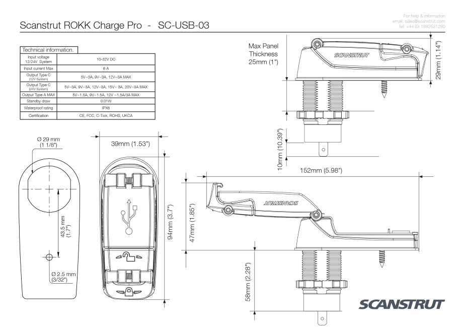 SC USB 03 techinfo