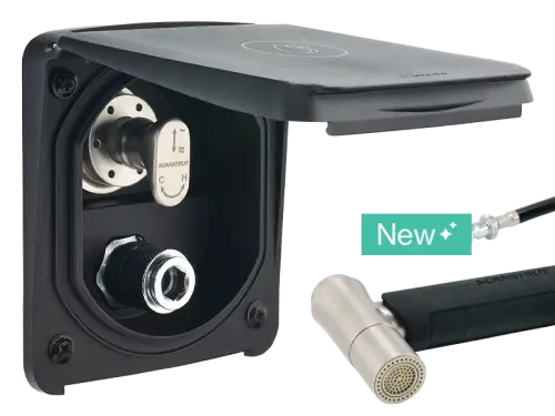 Quick Connect Hot/Cold Water Outlet