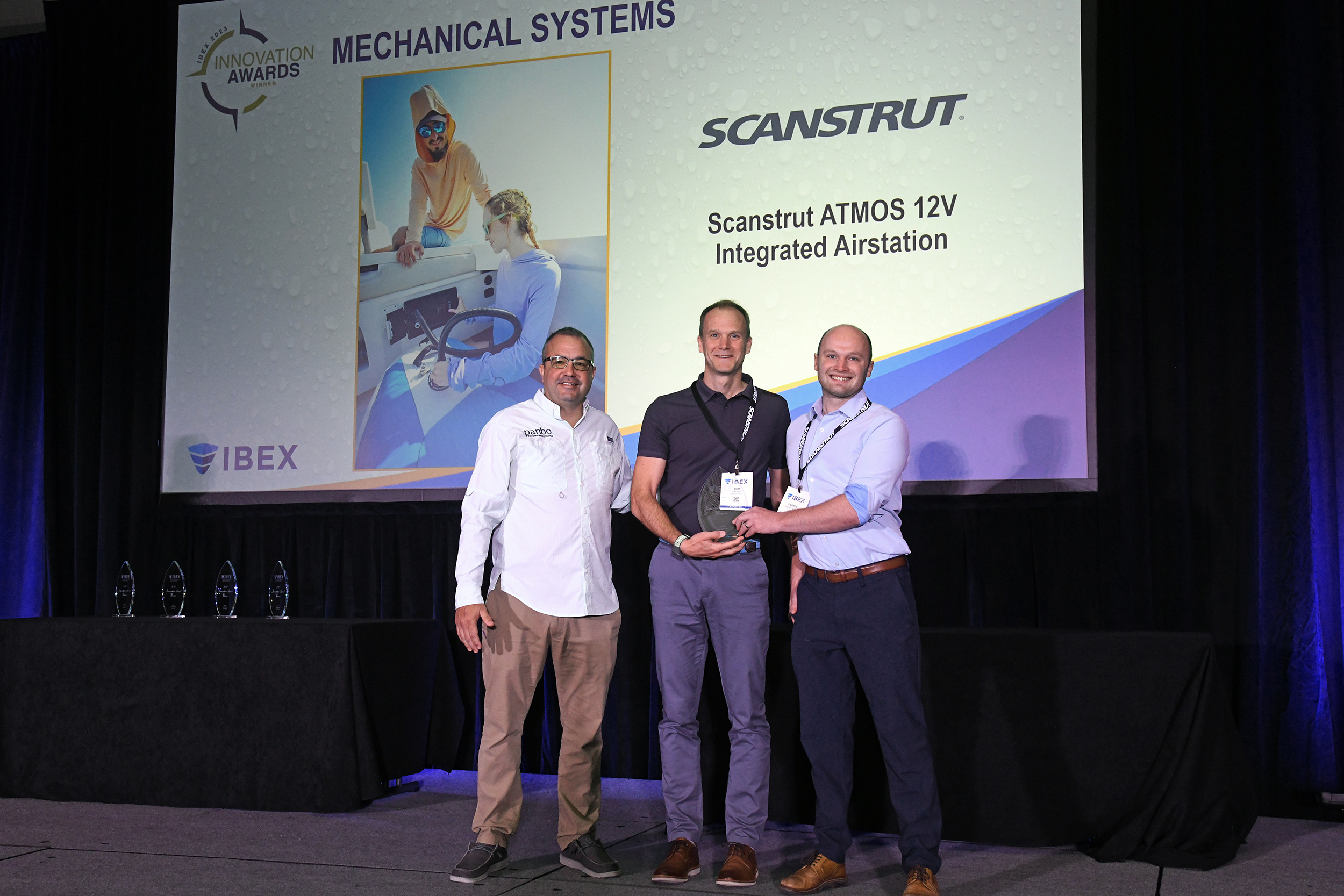 Scanstrut ATMOS Wins Prestigious IBEX Innovation Award in the Mechanical Systems Category.