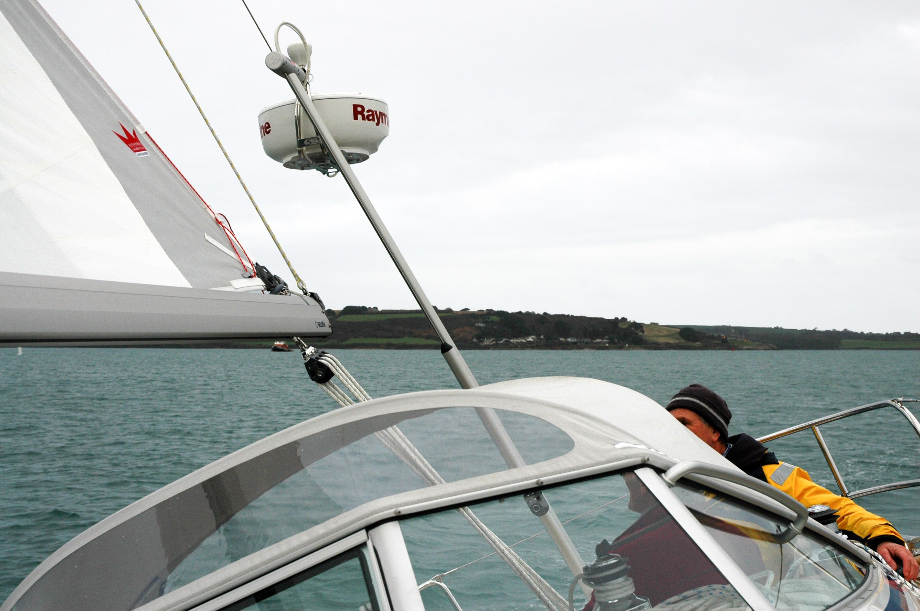 radar mount on sailboat