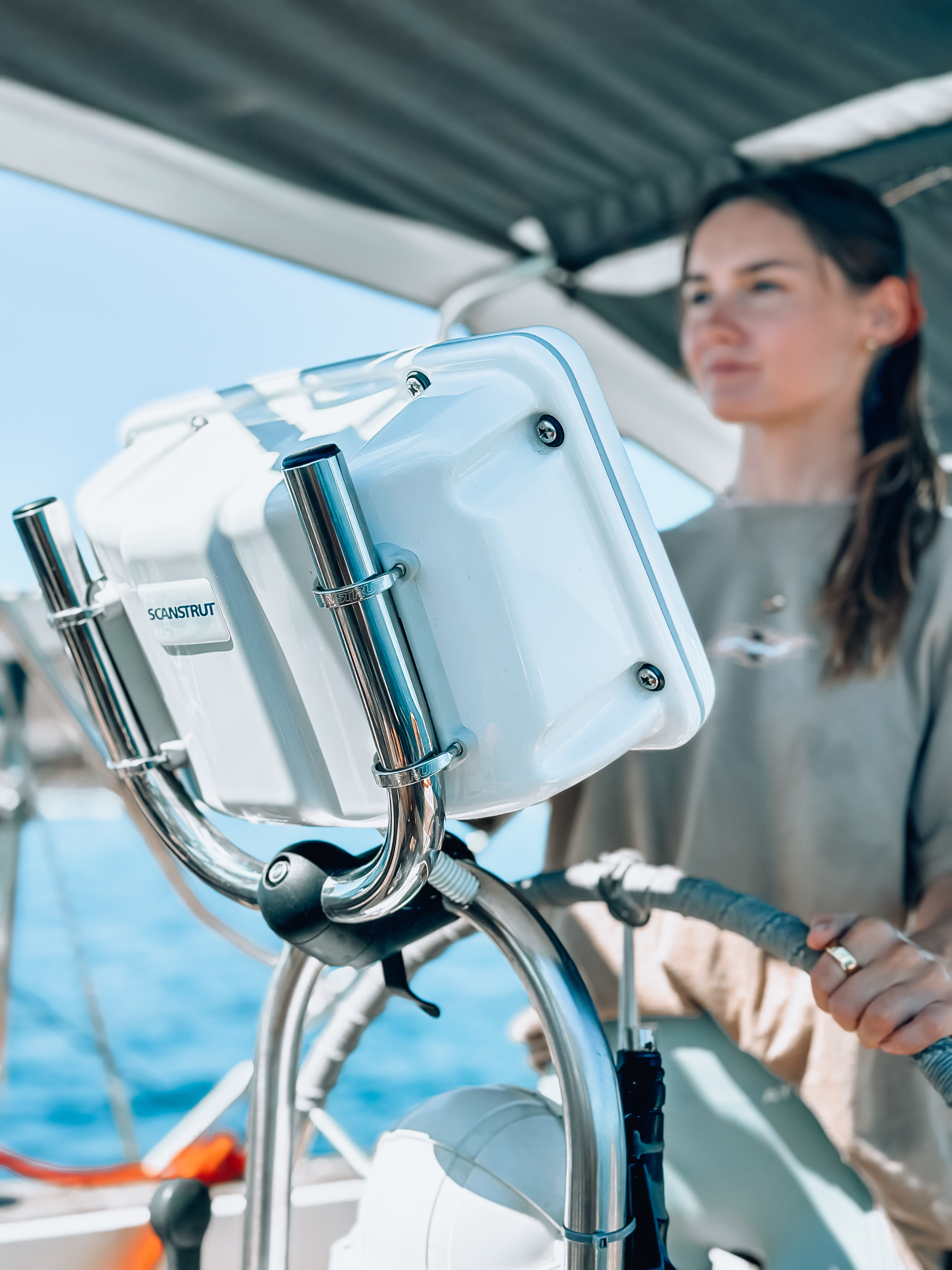 SPH-13-W Helm Scanpods Mount for Sail Boat