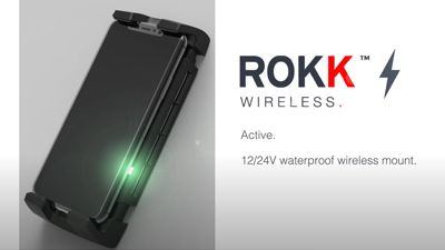 Scanstrut ROKK Wireless - Active 12/24V Waterproof Wireless Phone Charging Mount